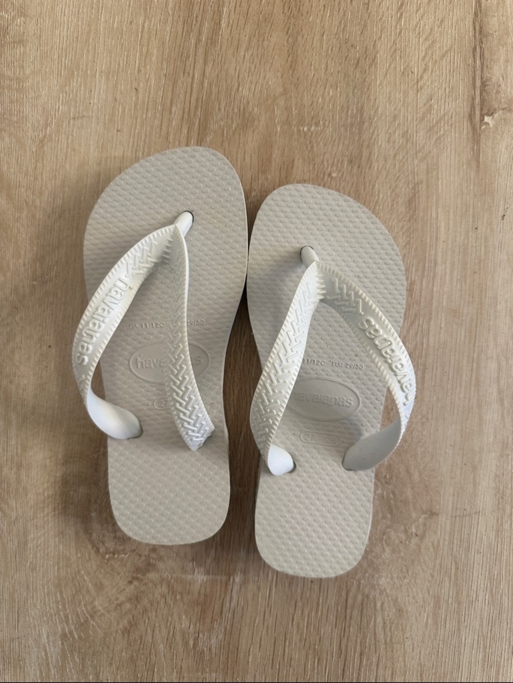 Havaianas kids Flip Flops in white